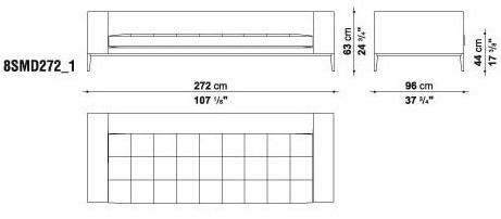 Maxalto Диван из ткани Simplex sun-id-1446515 - Вид №4