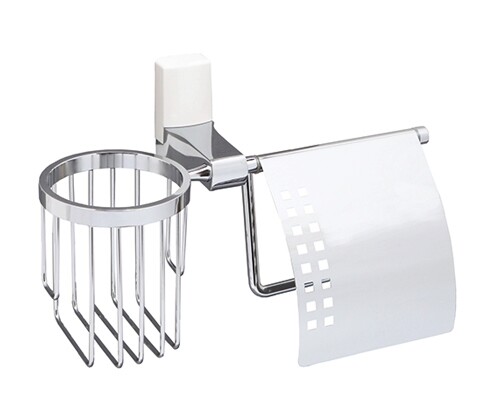 Leine K-5059WHITE Держатель туалетной бумаги и освежителя Santreyd  - Вид №1