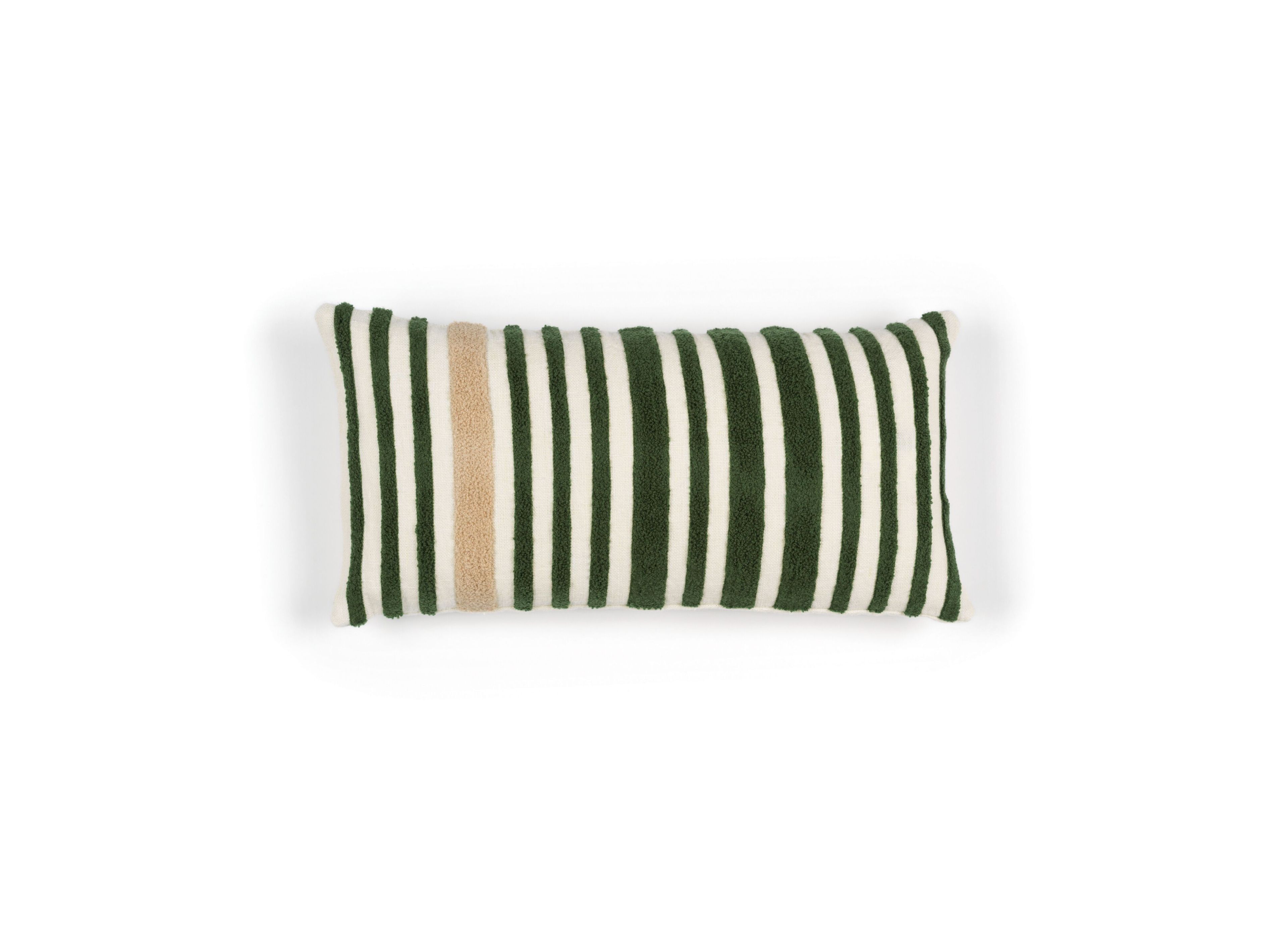 Льняная прямоугольная вышитая полосатая подушка Élitis MONTERREY ARCH-00115529 - Вид №6