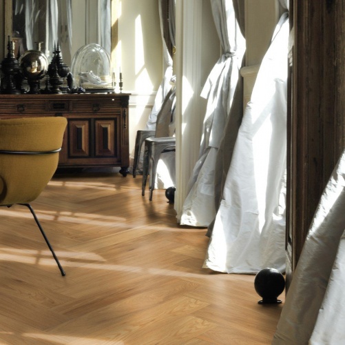 Паркет Ёлка Solidfloor New classic Винзор 1126204 Дуб Натур (Гладкая) 610х122 мм 1500200200 - Вид №3