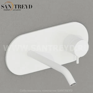 922830 Смеситель встраиваемый для раковины без донного клапана, цвет Белый бархат Kerasan Nolita Италия