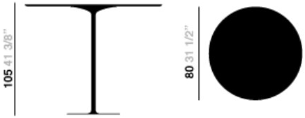 arper Круглый высокий стол Dizzie sun-id-1468658 - Вид №2