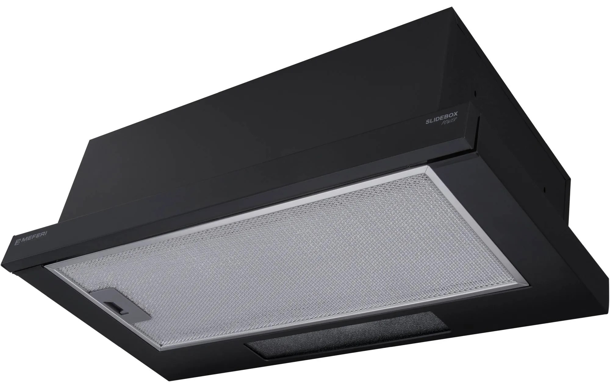 9168671 Вытяжка телескопическая Meferi SLIDEBOX60BK POWER черный/черный STDN-0022125 - Вид №1