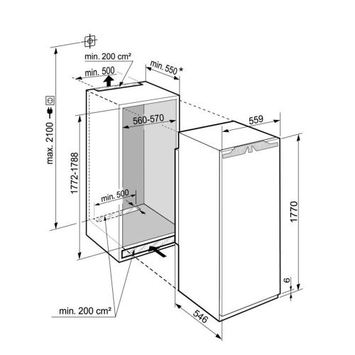 4865693 Встраиваемый холодильник без морозильника  Liebherr IRBd 5150 Prime STDN-0064860 - Вид №12
