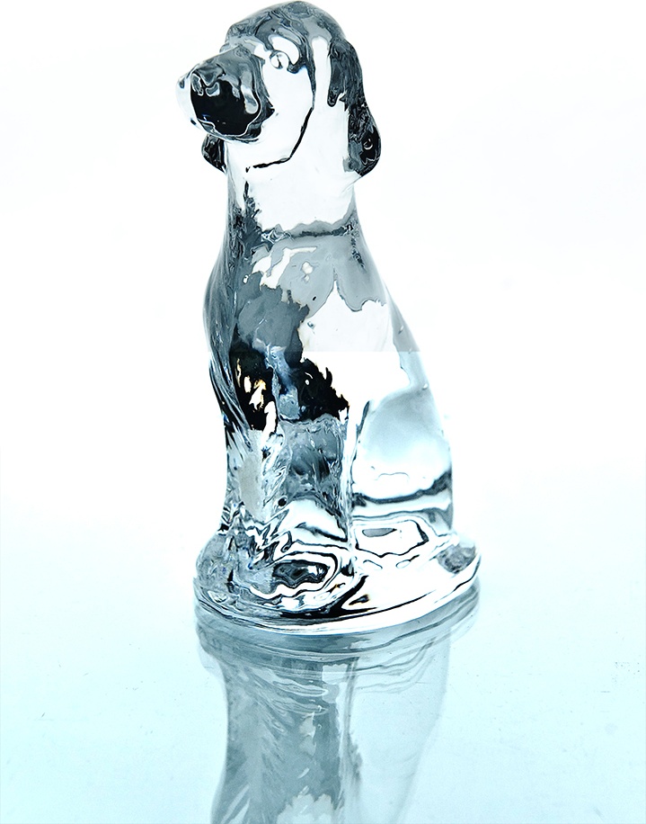 10633408 Гусевской Хрустальный Завод им. Мальцова Декоративное изделие "Собачка" Хрусталь 