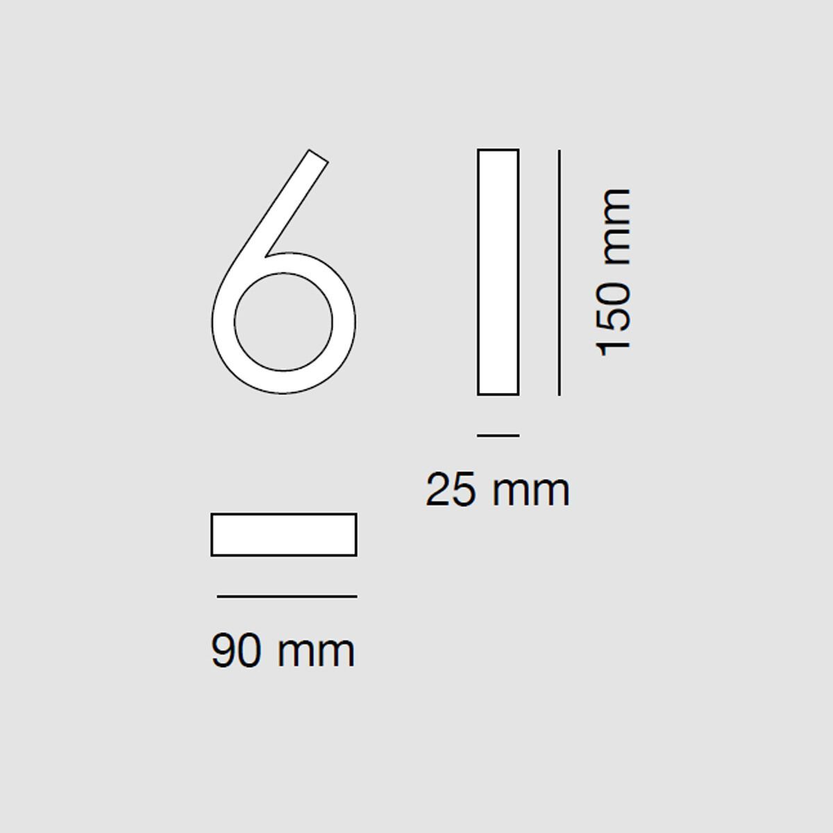 Номер дома в BETALY® In Stock 9010 девяносто десять ARCH-00058141 - Вид №2