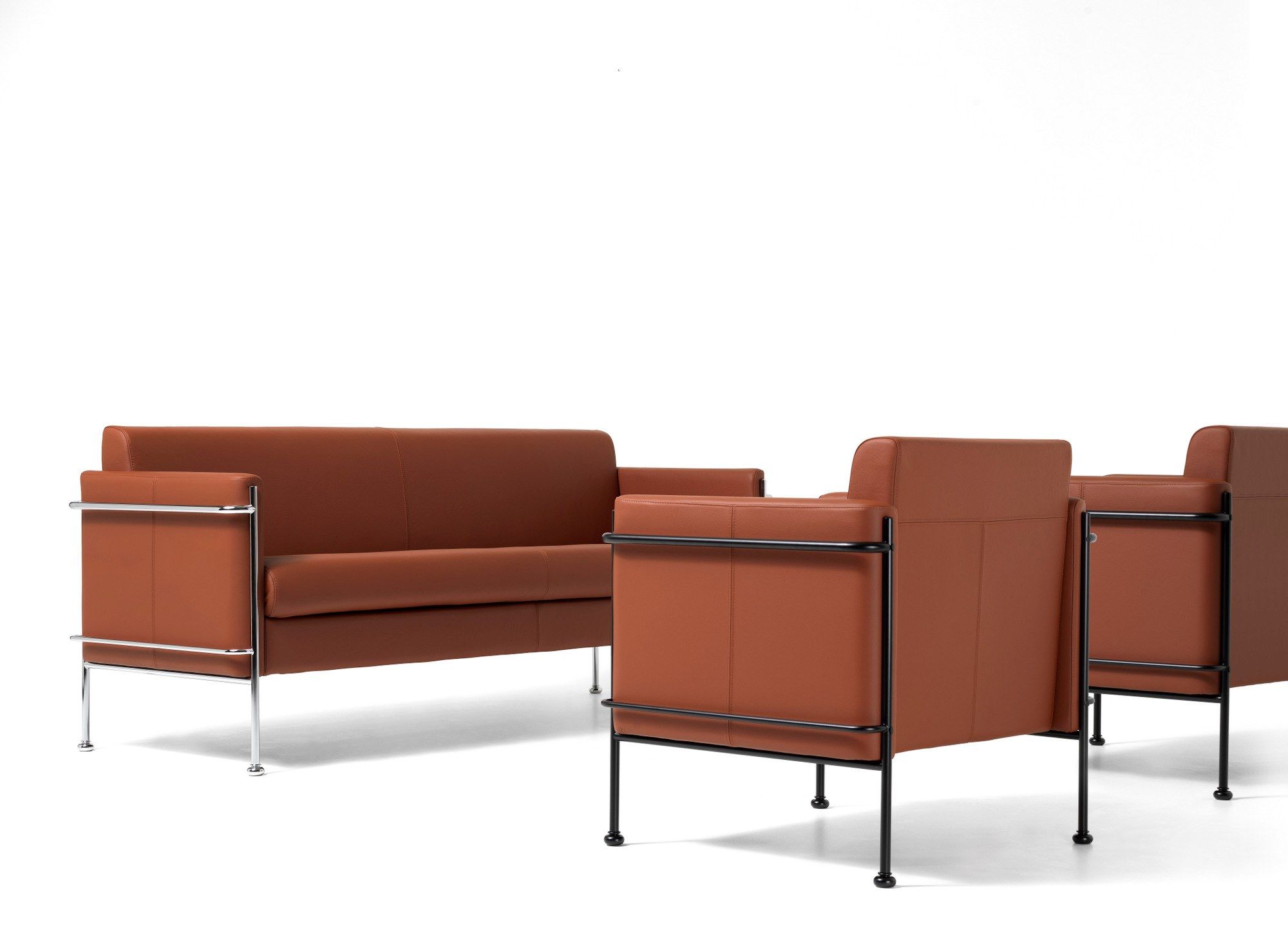 Кожаное кресло с подлокотниками Diemme Джаз ARCH-00063322 - Вид №4