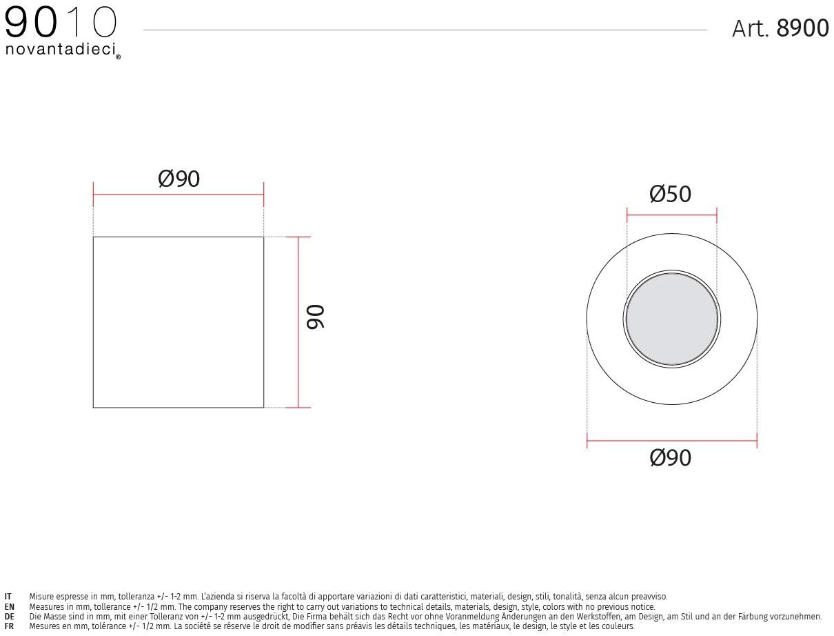 9010 novantadieci Потолочный светильник Cristaly®  8900  - Вид №2