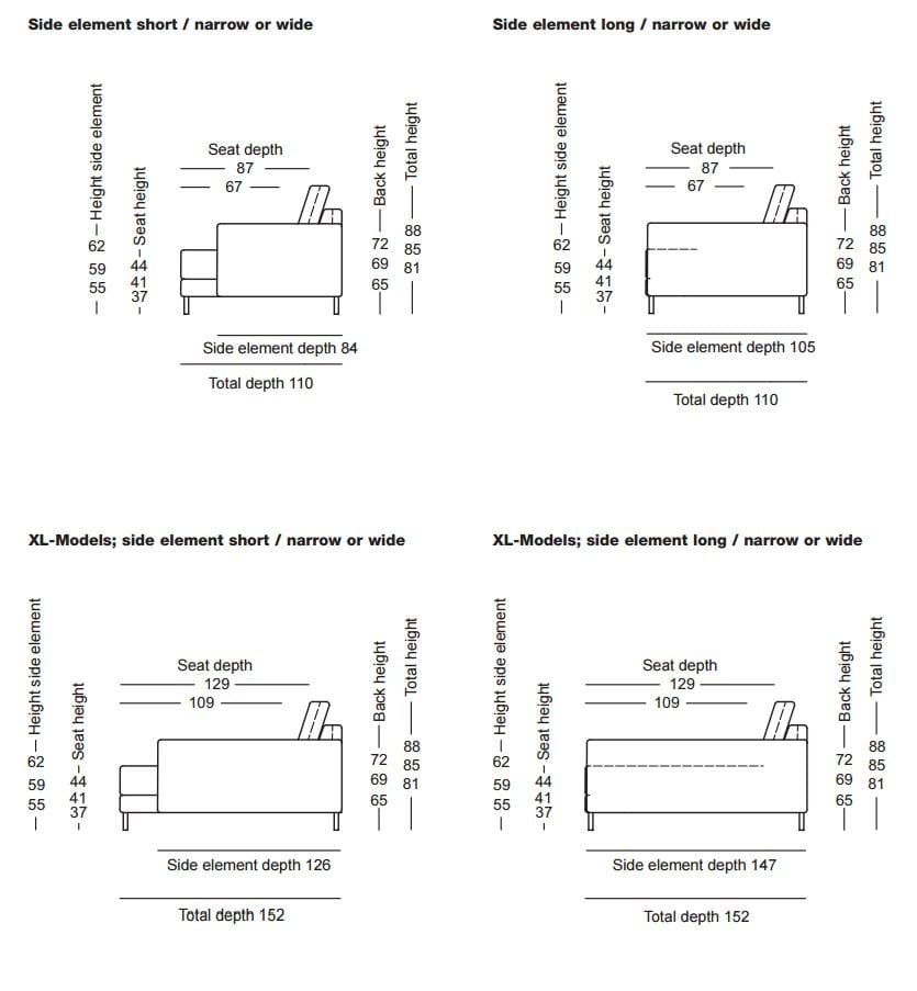 Угловой диван из ткани Rolf Benz Rolf Benz 007 NUVOLA ARCH-00144187 - Вид №12
