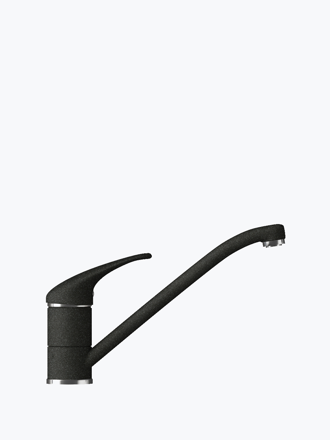 694623 Смеситель кухонный "Низкий" в тон мойки Polygran 