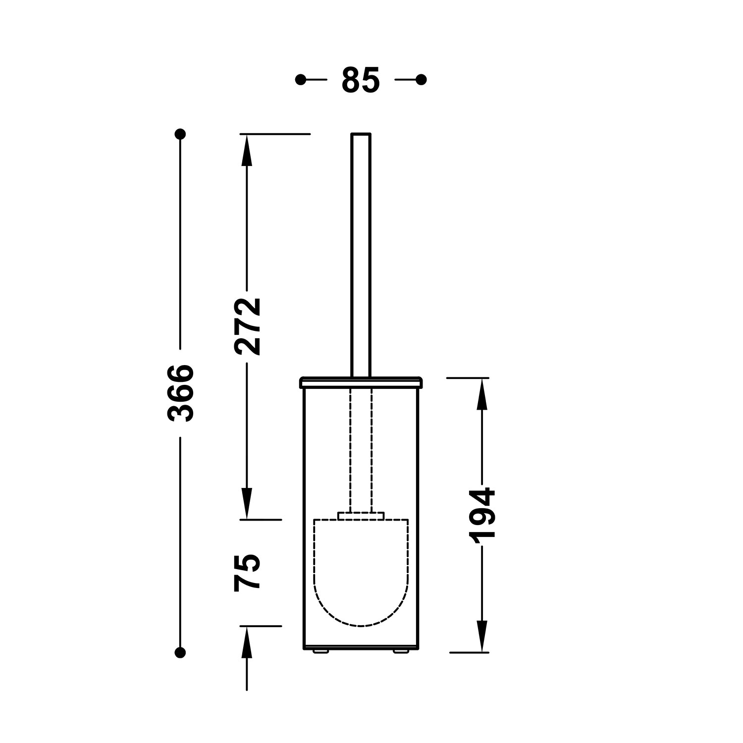 Щетка для пола-10733605AC TRES  - Вид №1