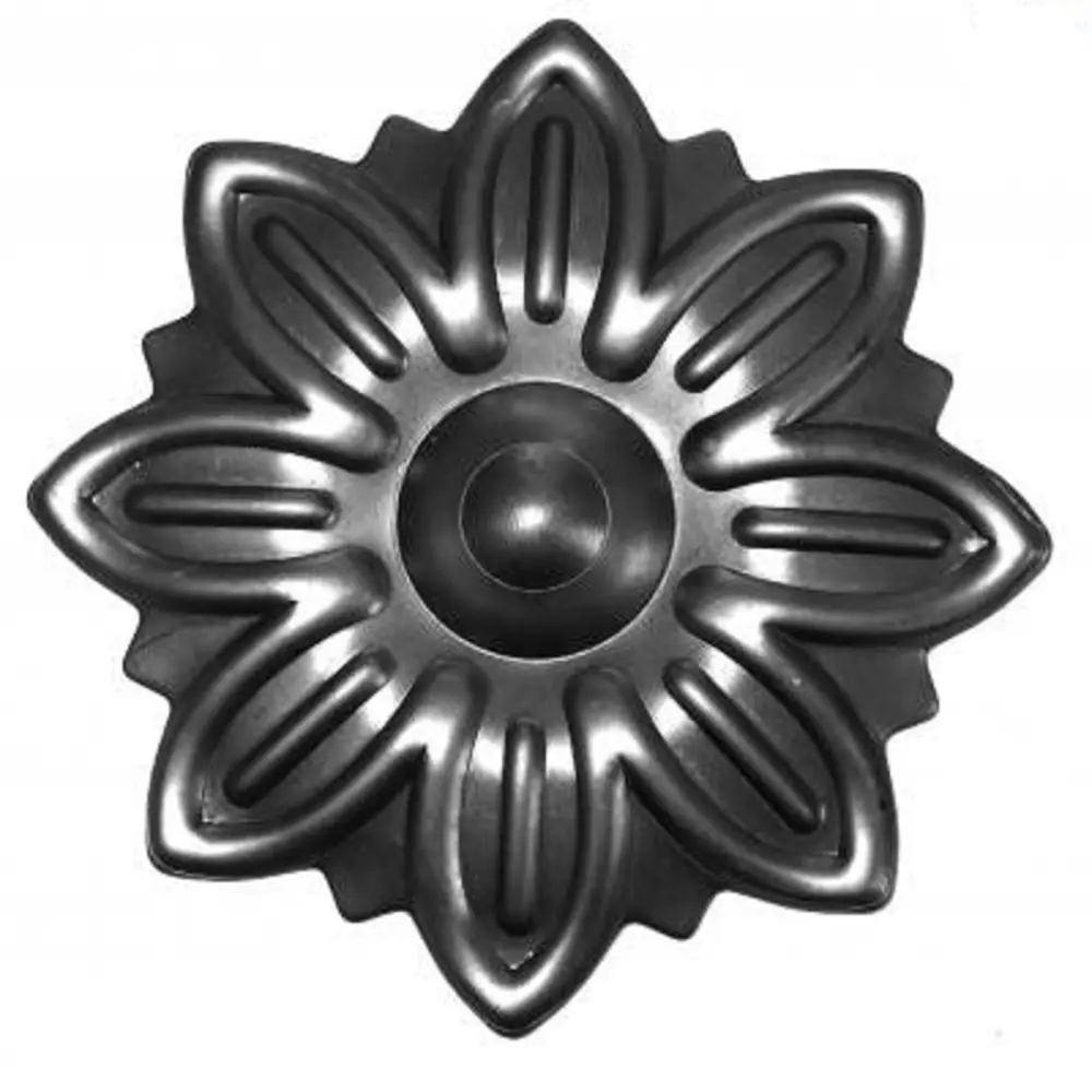 91572754 Кованые элементы забора Накладка (5066.02) д=120x1.5 мм STLM-1008639