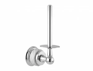 065585.000.72 Держатель запасной туалетной бумаги из белого фарфора Окисленная медь