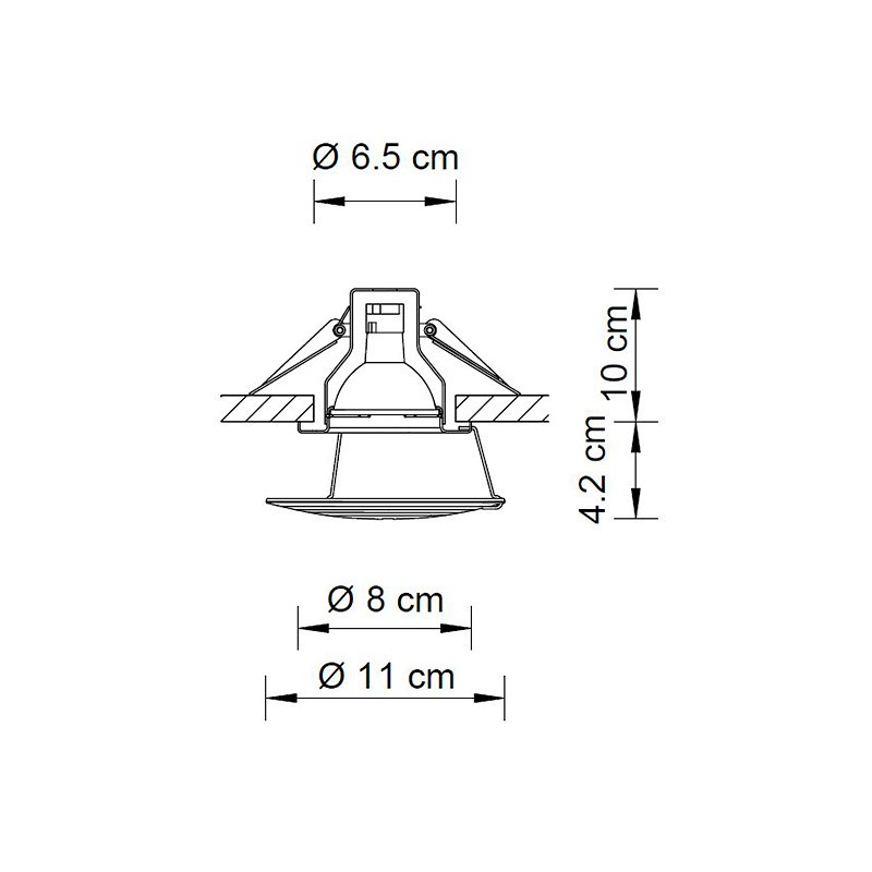 Swarovski A.8992 NR 030 019 Ice Mentality встраиваемый потолочный 55569 - Вид №2