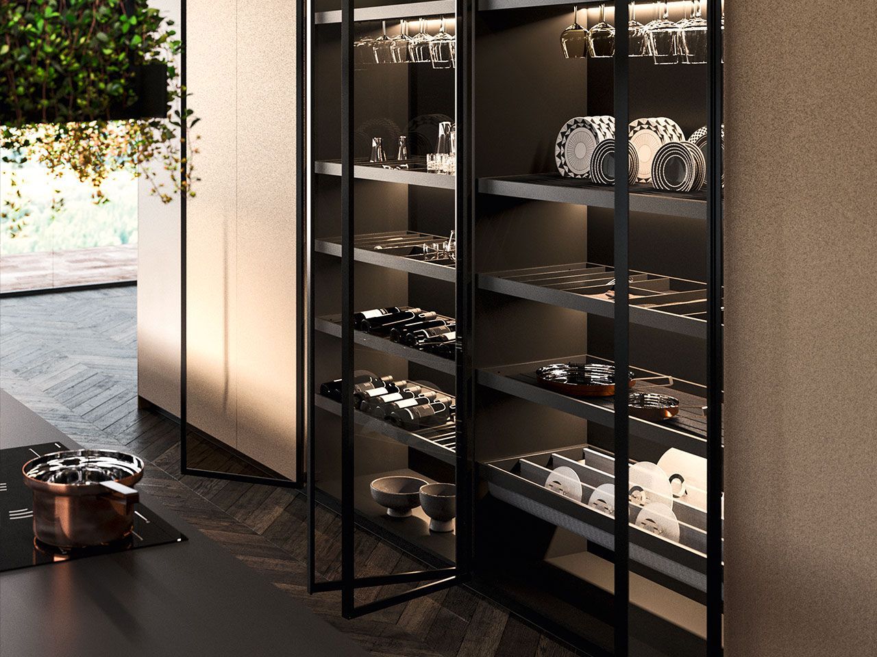 Встроенная кухня с островом Arrital Nautila ARCH-00025357 - Вид №2