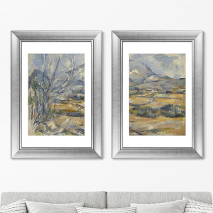 91277943 Картина «» Диптих Montagne Sainte-Victoire, 1890г. (из 2-х картин) STLM-0532599 КАРТИНЫ В КВАРТИРУ