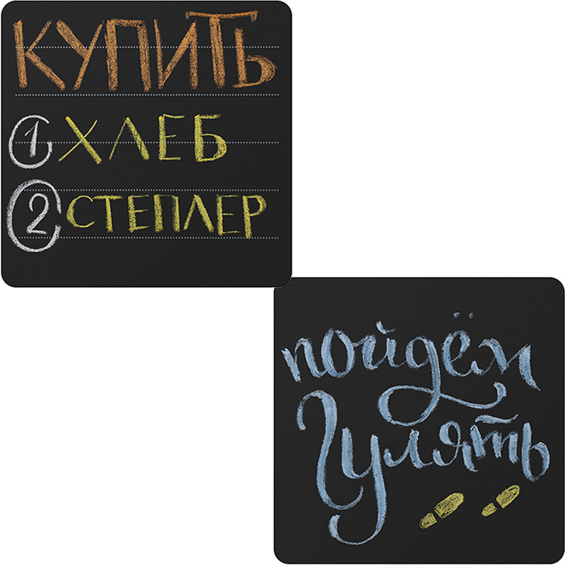 ML0085 Набор из 2 грифельных магнитных досок mini Melompo  - Вид №1