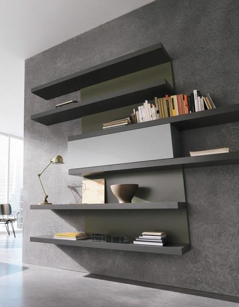 Caccaro Книжный шкаф / оборудованная стенка Movida sun-id-1380453 - Вид №1