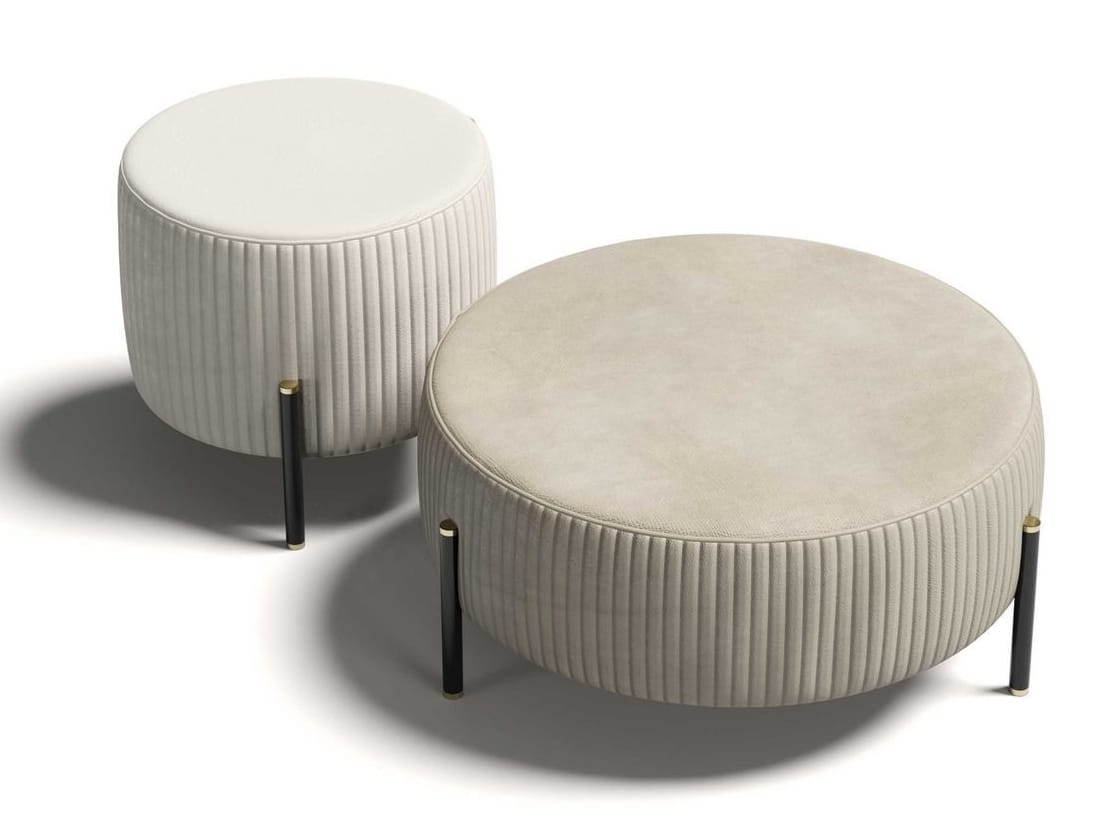 Круглый пуф из ткани Capital Collection TOULOUSE .90 ARCH-00121189