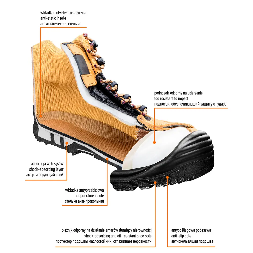 Ботинки рабочие Neo S3 SRC, нубук, размер 45 NEO TOOLS STLM-2094060 - Вид №2
