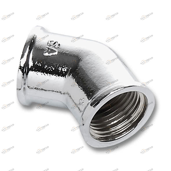 261412C SANHA 614 угол 45° ВР, хромированная латунь 1/2 мм 