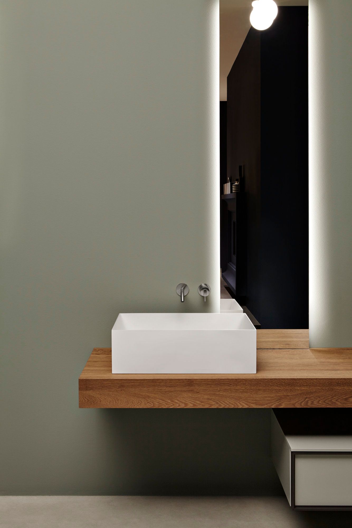 Квадратная столешница из Flumood® Antoniolupi Stratos ARCH-00072563 - Вид №1