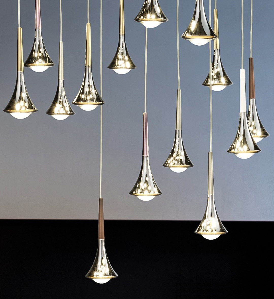 Studio Italia Design Rain SO 156004 gold подвесной светильник б/чаши 109953 - Вид №3