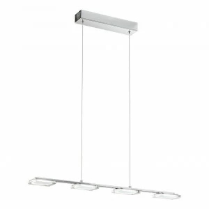 Подвесной светодиодный светильник Eglo Cartama 1 96524 EGLO CARTAMA 102346 Белый;серебро