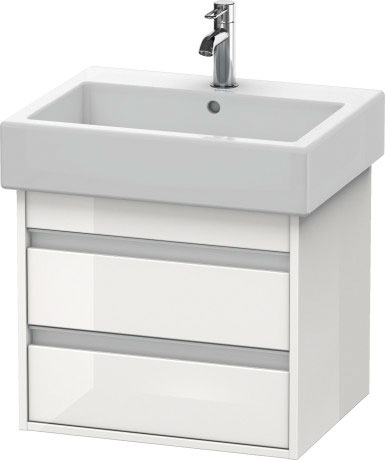 KT663602121 Ketho Тумбочка подвесная Орех темный декор Duravit - Вид №2