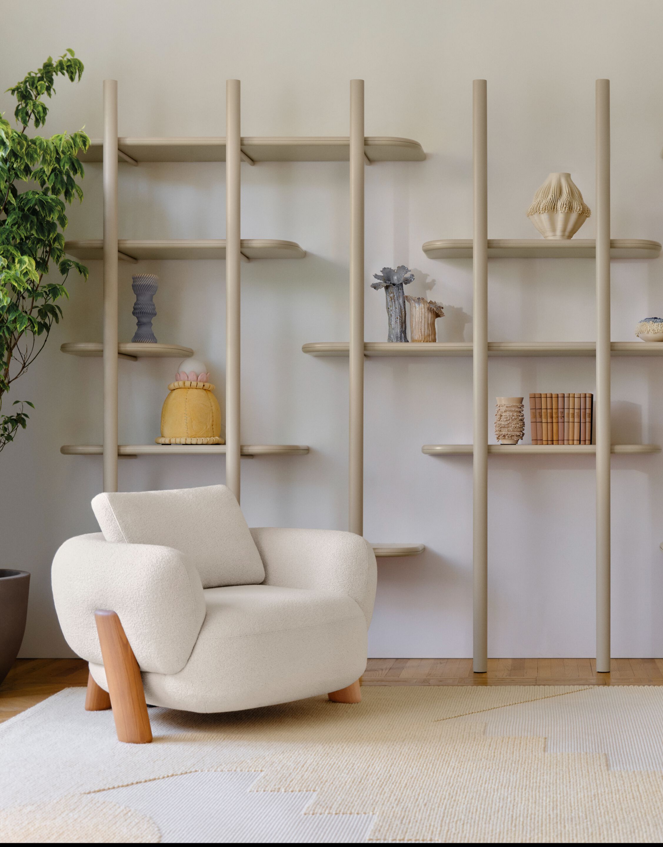 Тканевое кресло Saba Italia Anam ARCH-00100015 - Вид №4