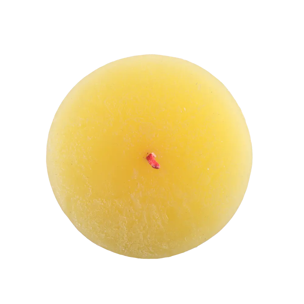 Свеча столбик Рустик медово-желтая 13 см 88454336 STLM-2057612 Santreyd  - Вид №1