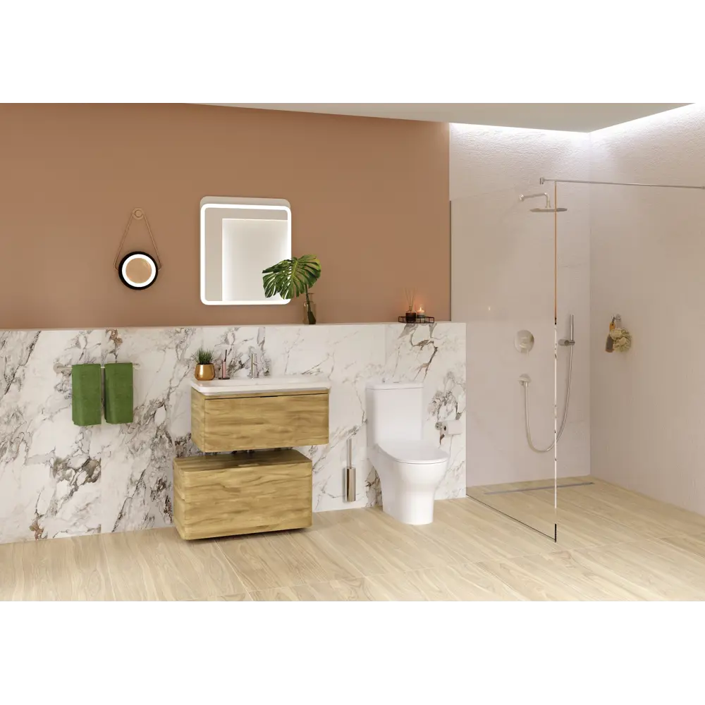 Унитаз-компакт Vitra Stern горизонтальный выпуск двойной слив STLM-2185206 - Вид №6