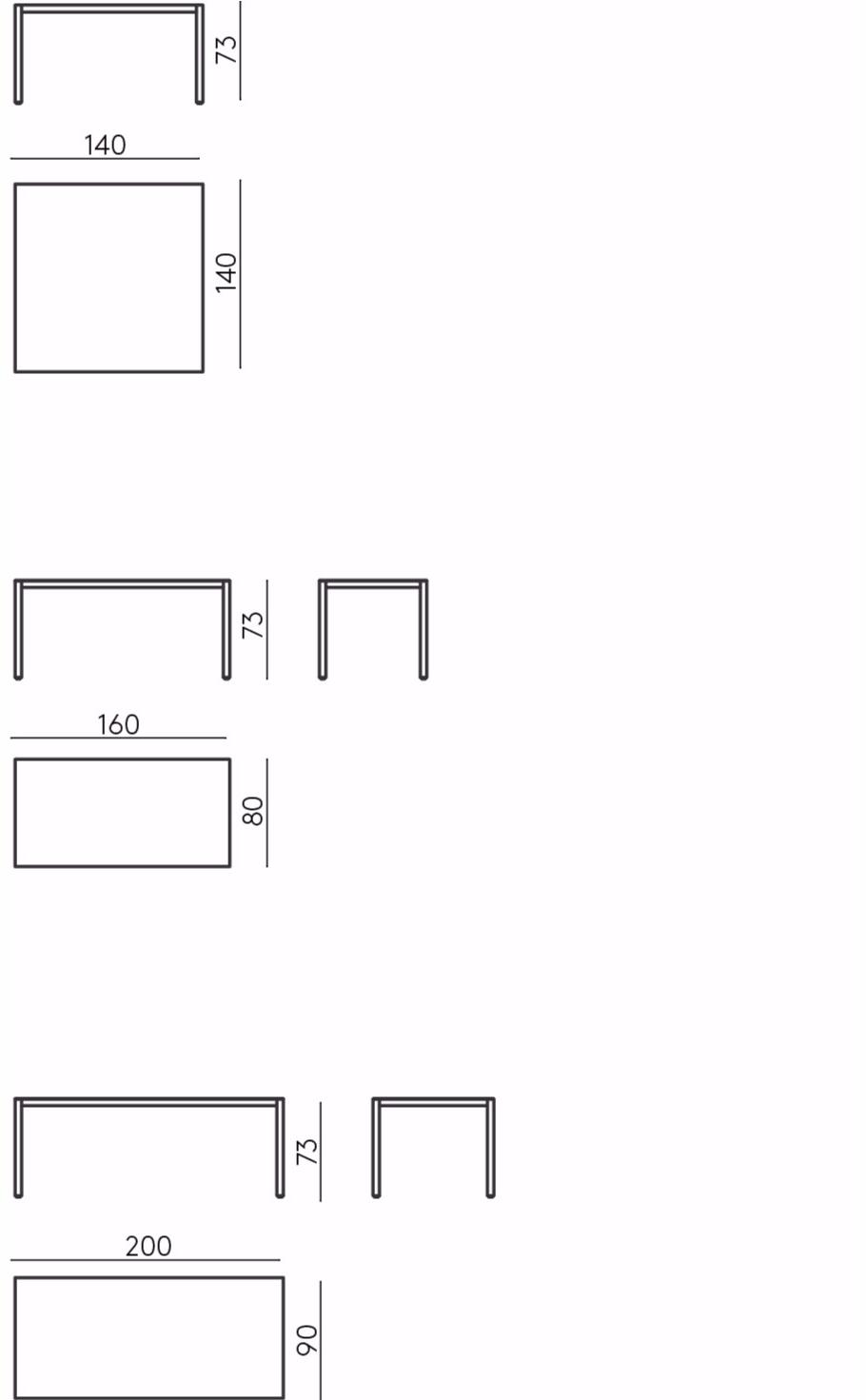DE PADOVA Стол со столешницей из hpl sun-id-1417323 - Вид №1