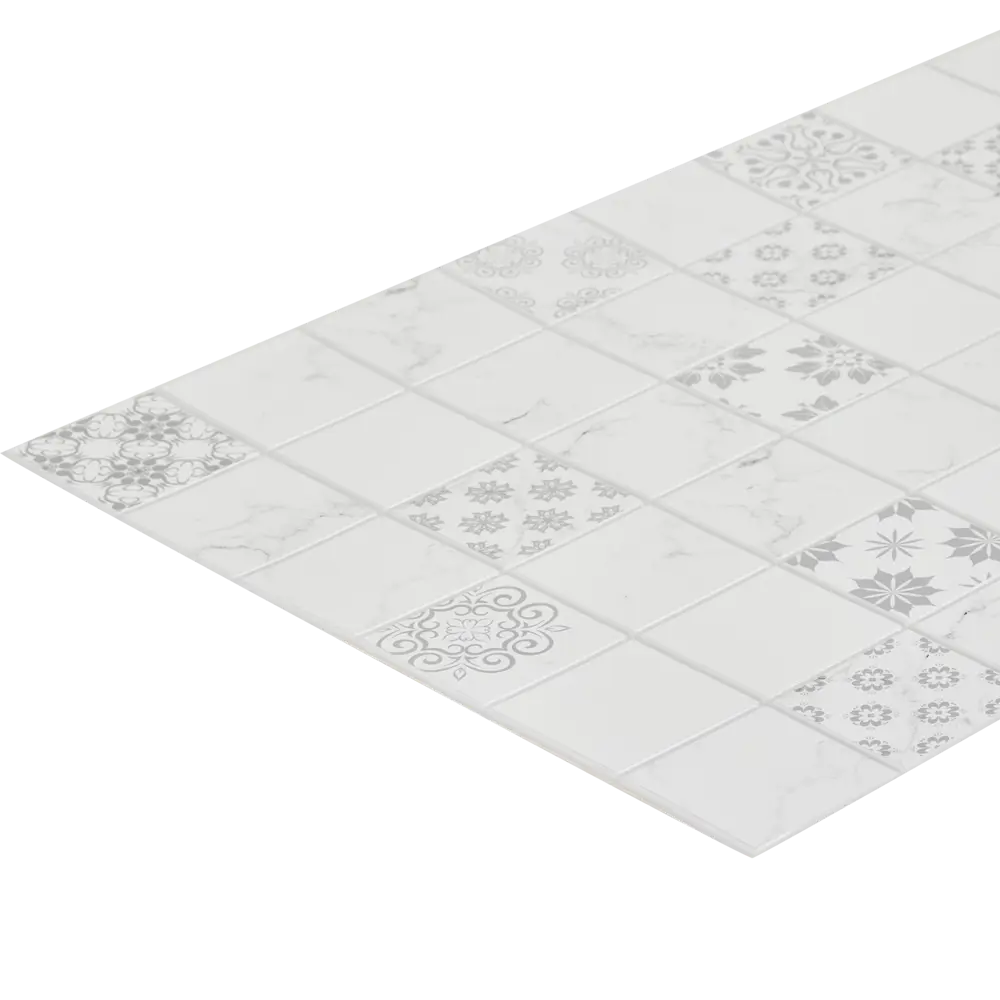 Santreyd Панель ПВХ Бьянка - серый мрамор для стильной кухни 960x480 мм 86273183 STLM-0067496 - Вид №2