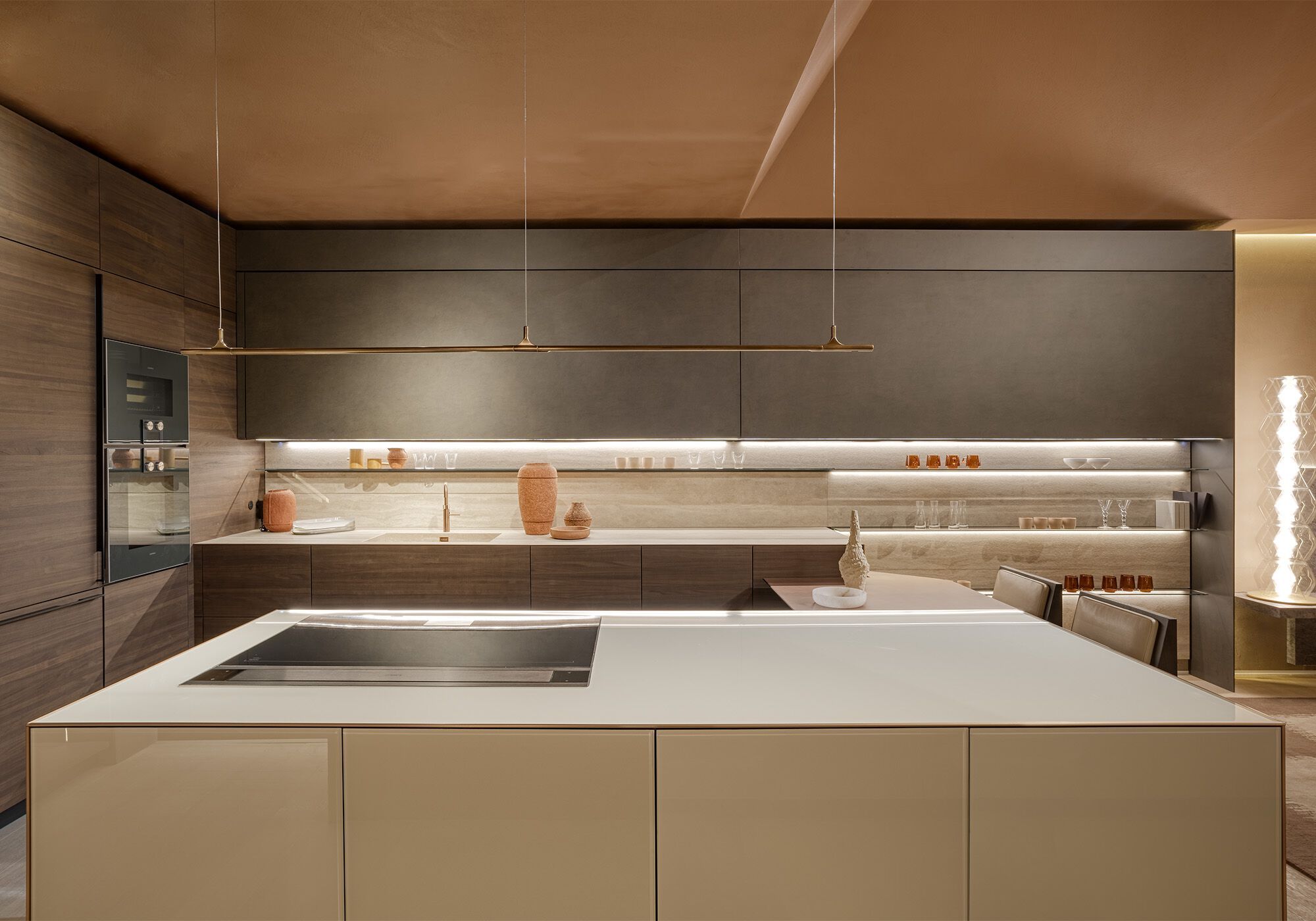 Кухонный шкаф с откидным створкой VALCUCINE VELA ARCH-00009503 - Вид №1