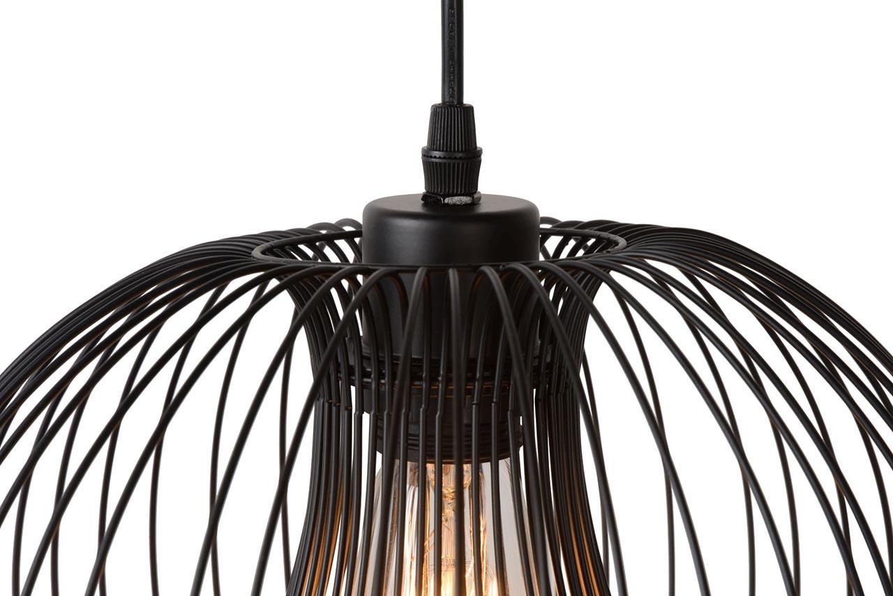 Подвесной светильник Lucide Vinti 02400/30/30 LUCIDE VINTI BLACK 140015 Черный  - Вид №3