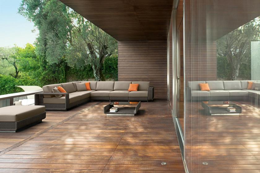 Roberti Модульный угловой садовый диван из алюминия Hamptons sun-id-1478133 - Вид №1