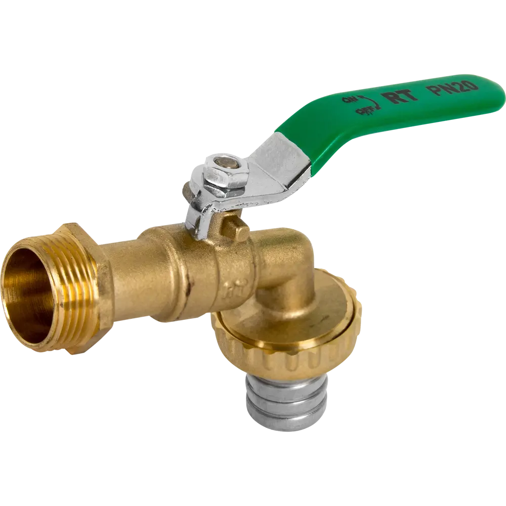 Кран шаровый со штуцером 3/4 наружная-наружная резьба Santreyd STLM-2130196 - Вид №1