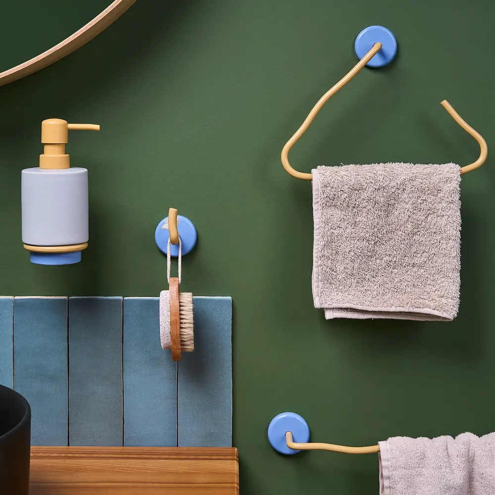 Дозатор подвесной для жидкого мыла Moroshka Antrim керамика цвет белый STLM-2026977 - Вид №10