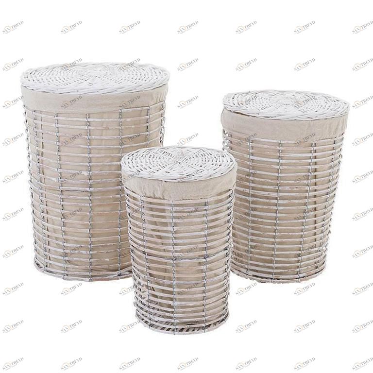 Корзины для белья Adriana, набор 3 шт. TO4ROOMS  212457 Мультиколор 