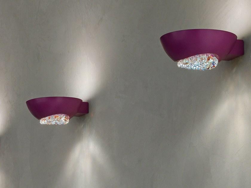 Masiero Настенный светильник из алюминия с порошковым покрытием и кристаллами Swarovski® Blink sun-id-1391200 - Вид №1