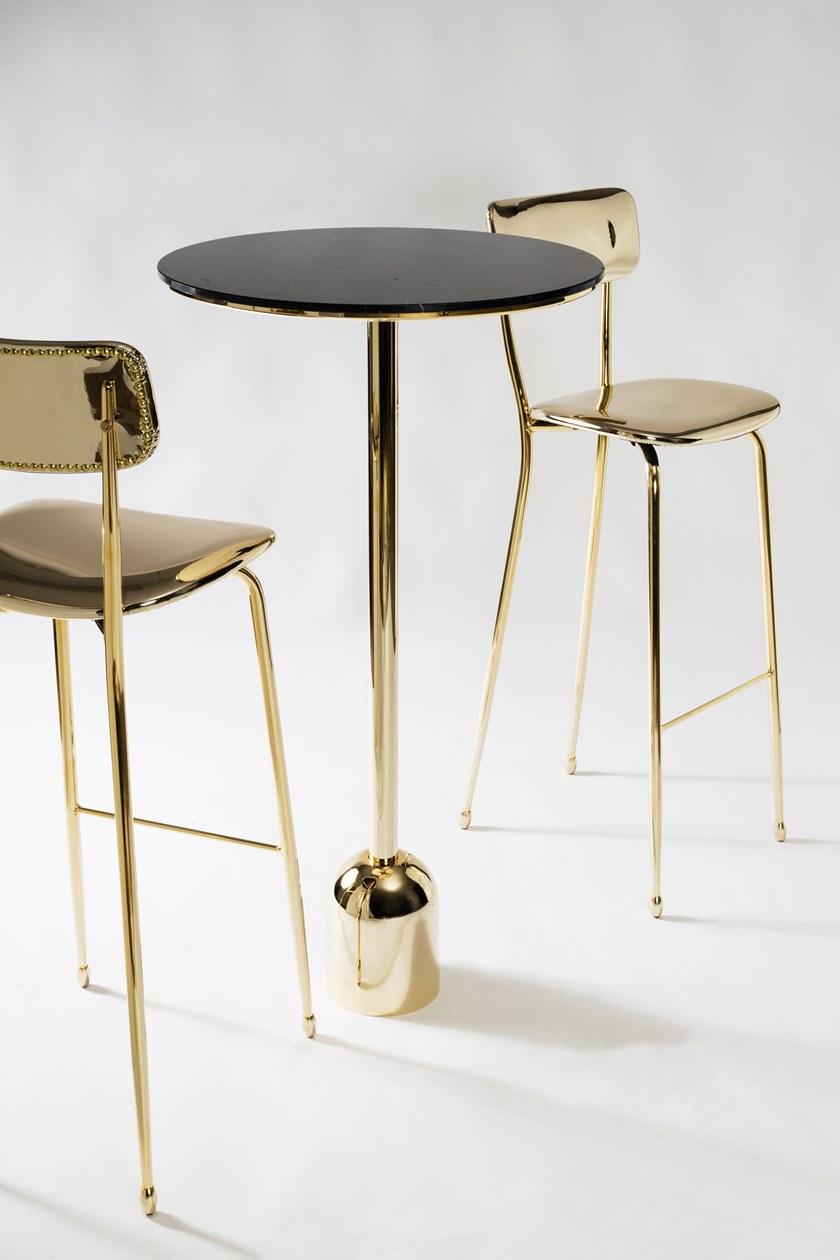 Vela Arredamenti Барный стул из алюминия со спинкой Olivia sun-id-1441174 - Вид №6