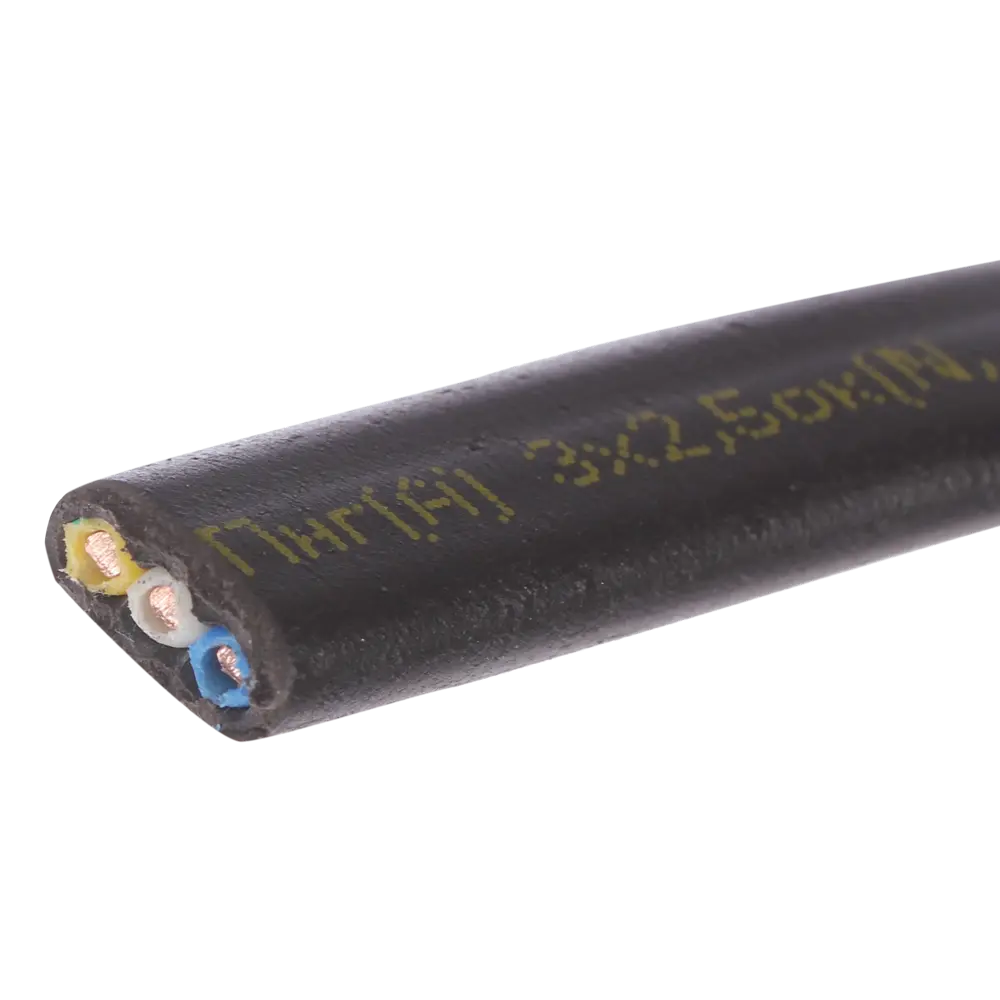 Кабель Камит ВВГпнг(A) 3x2.5 мм на отрез ГОСТ цвет черный STLM-2097209 - Вид №2