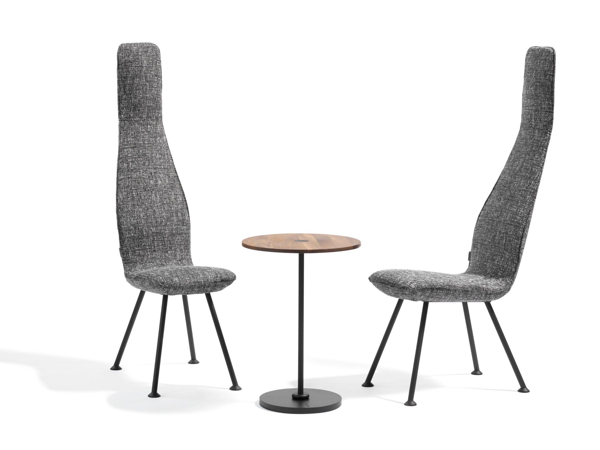 Стул из ткани с высокой спинкой Bla Station POPPE ARCH-00127269 - Вид №2