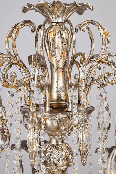 Подвесная люстра Bogates Wonderful 271/10 Strotskis BOGATES ДИЗАЙНЕРСКИЕ, СВЕЧИ 181618 Золотой  - Вид №2