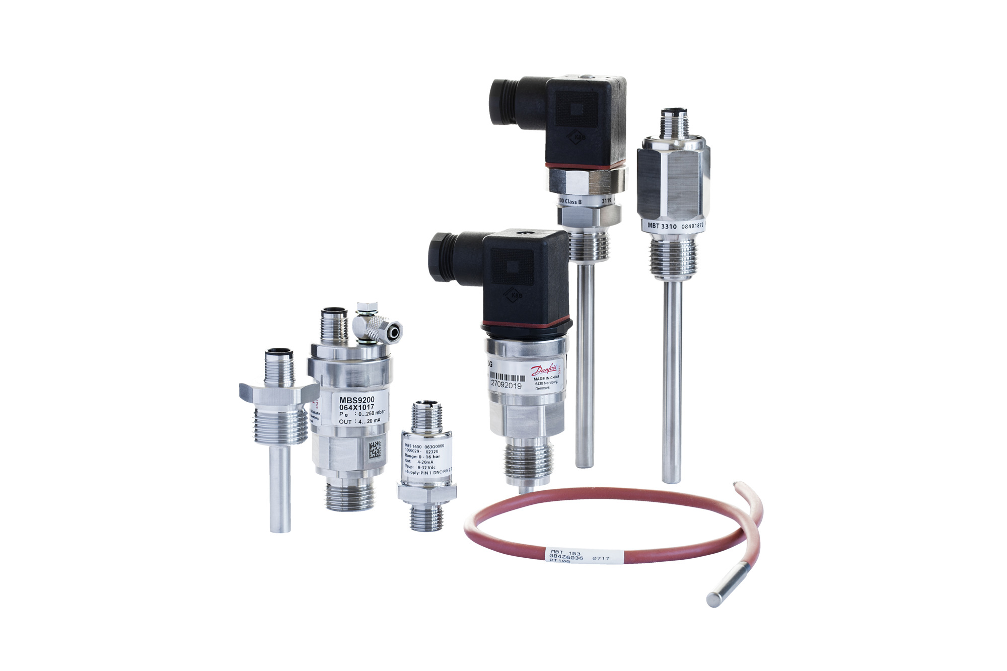 Danfoss MBT5250 — термопреобразователи сопротивления платиновые со сменным чувствительным элементом MBT 5250 Термопреобразователь сопр-ия 084Z2113  - Вид №12