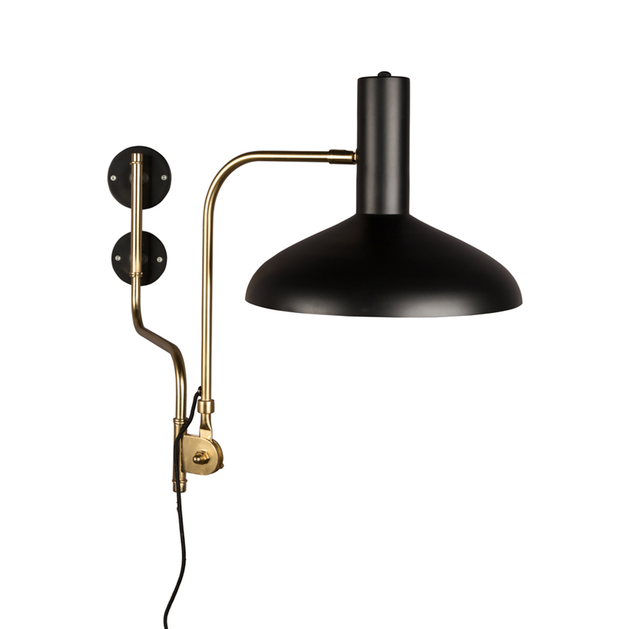 Лампа настенная Devi, черная Dutchbone 5400009 - Вид №2