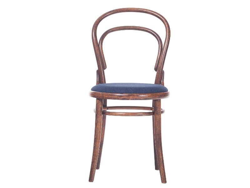 Деревянный стул с мягким сиденьем TON N° 14 ARCH-00078815 - Вид №4