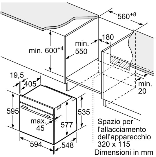 Siemens Комбинированный встроенный пиролитический духовой шкаф Iq700 Hm876g2b6  - Вид №6