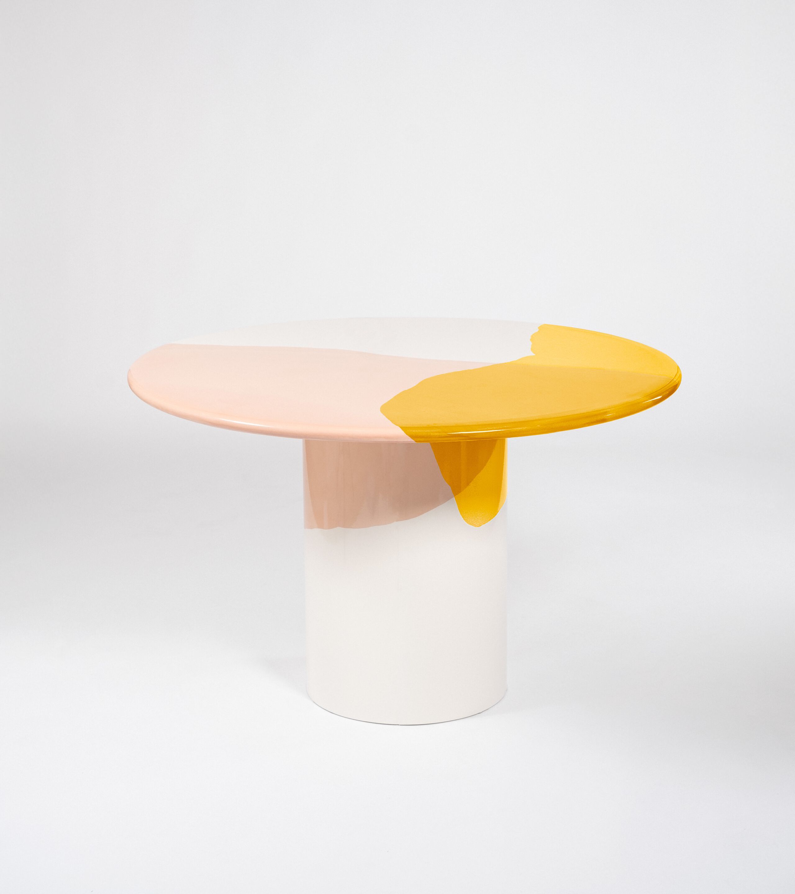 Круглый обеденный стол из эмалированной стали Patrick Jouin Edition Drop ARCH-00094162 - Вид №8